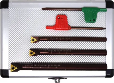 Produktbild von PAULIMOT Bohrstangen-Set 3-teilig mit Wendeplatten, 6, 8 und 10 mm