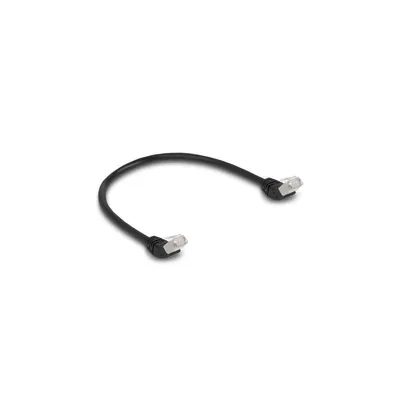 Immagine prodotto di DELOCK RJ45 Netzwerkkabel Cat.6A S/FTP Slim 45 0,5m schwarz