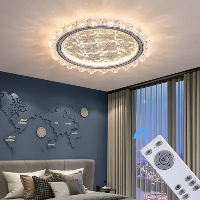 Immagine prodotto di Lampada da soffitto a LED con controllo tramite telecomando/app per smartphone, con possibilità di regolare il colore della luce. Modello: TY1805-2