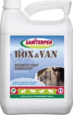 Produktbild von Geruchsneutralisierender Desinfektionsreiniger – Saniterpen-Box & -Transporter