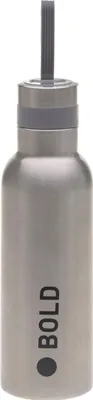 Produktbild von Lässig Edelstahl Trinkflasche Bold Silber