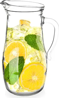 Produktbild von Glaskrug für Getränke: Wasser, Saft, Limonade, Eistee