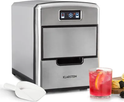 Zdjęcie produktu dla KlarsteinMetropolitan Kostkarka do lodu 12 kg/24 h wyświetlacz cyfrowy