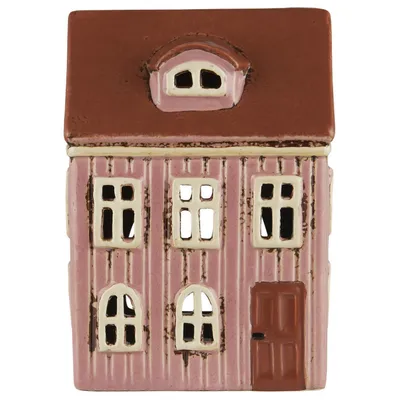 Produktbild von IB Laursen Lichthaus THORSHAVN für Teelicht ROSA 15 cm Haus für Teelicht Keramik