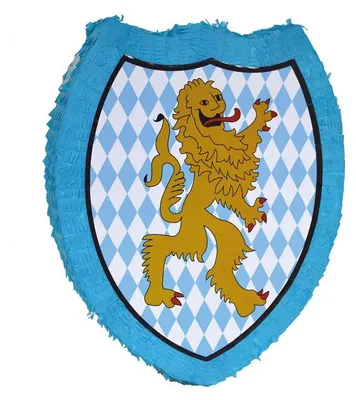 Produktbild von Pinata "Bierfest Bayern Wappen Löwe" | 50x40x10cm