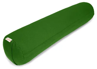 Produktbild von yogabox Yoga und Pilates Bolster / Yogarolle BASIC small - olivgrün 65 x 15 x 15 cm Buchweizenschalen