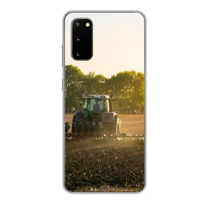 Produktbild von MuchoWow® Handyhülle Schutzhülle Hülle für Samsung Galaxy S20 Traktor - Vogel - Land Silikon Softcase Handy Hülle - Bild