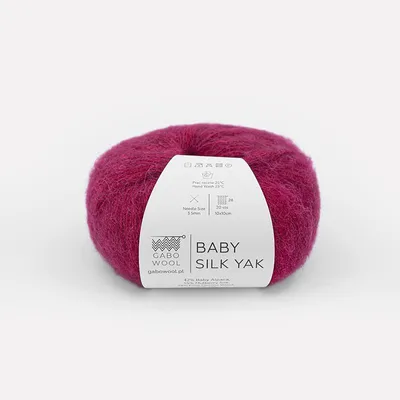 Zdjęcie produktu dla Włóczka Gabo Wool Baby Silk Yak 9230 / magenta