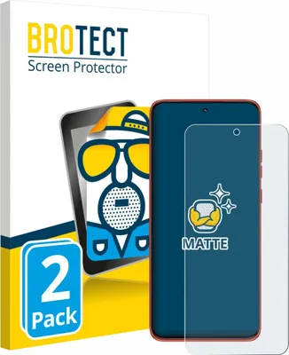 Produktbild von 2x BROTECT Schutzfolie für Motorola Edge 60 Neo Displayschutz Displayschutzfolie Folie Matt Entspiegelungsfolie