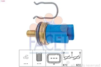 Produktbild von FACET Kühlmitteltemperatursensor 7.3293 passend für PEUGEOT 206 Schrägheck (2A/C)