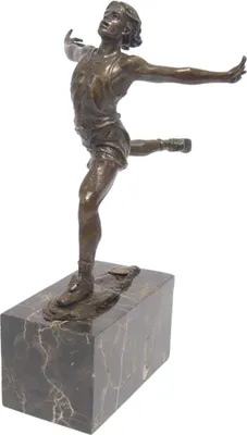 Produktbild von Bronzeskulptur Bronzefigur Das Ziel