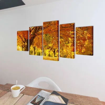 Obrázok produktu pre vidaXL Sada obrazovej dekorácie Javor 200 x 100 cm