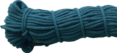 Produktbild von Ø 6 mm x 100 m Baumwollkordel Kordel Baumwolle 100 % Baumwollschnur Petrol Ø 6 mm