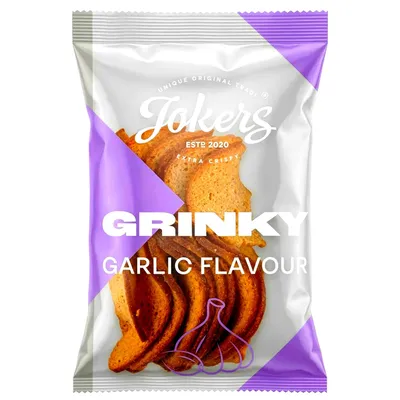 Produktbild von Jokers Grinky mit Knoblauchgeschmack 10er Pack (10 x 75g)