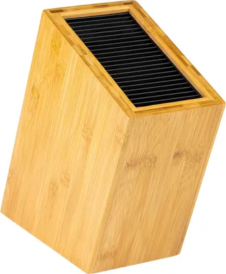 Image de Bloc à couteaux en bois - Professionnel - 1 pièce - 27 cm