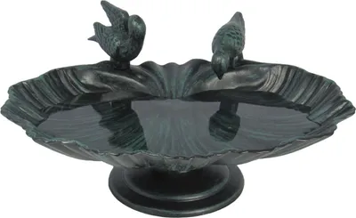 Produktbild von abc HOME | Vogeltränke | Patina-Farbe | Aluminiumguss | 47 cm B