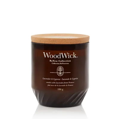 Obrázek produktu pro WoodWick - ReNew Lavender & Cypress Candle ( levandule a cypřiš ) - Vonná svíčka 184.0g