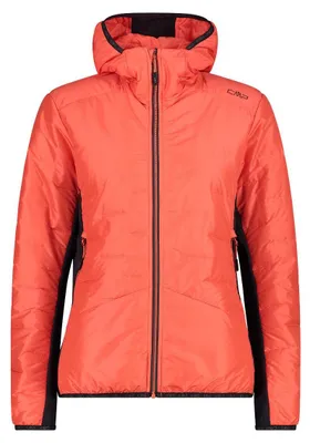 Produktbild von CMP Damen Jacke Hybrid Jacket FIX Hood Orange 48