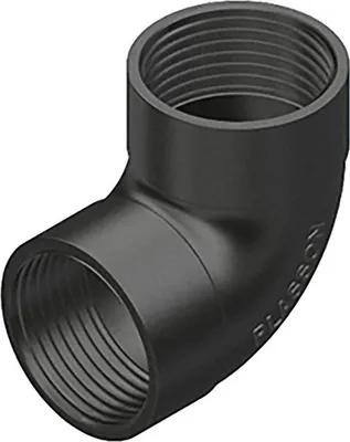 Produktbild von 90° Winkelstück Innengewinde Polypropylen weiblich 1