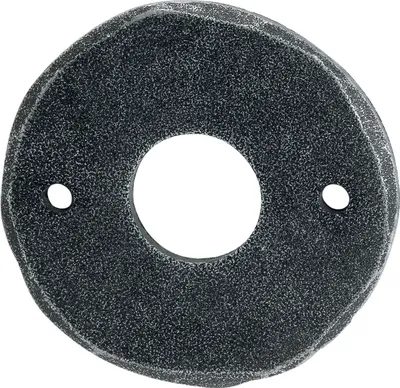 Produktbild von HALCÖ Rosette STUBAI - WC, ø 53 mm, verzinkt schwarz passiviert