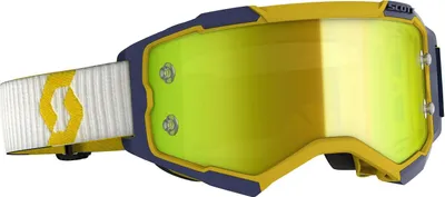 Produktbild von Scott Fury Chrome Motocross Brille, gelb/blau, Einheitsgröße