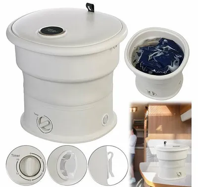 Image de Machine à laver de voyage portative pliable 50 W