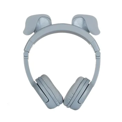 Image de BuddyPhones Casque sans fil pour enfants Play Ears Plus dog (bleu)