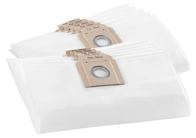 Produktbild von Kärcher 10x Vliesfiltertüten 3-lagig T10/1 + T12/1