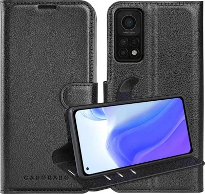 Obrázek produktu pro Cadorabo Case for Xiaomi Mi 10T / Mi 10T PRO in PHANTOM BLACK Ochranné pouzdro s magnetickým zavíráním, funkcí stojánku a flipovým krytem se slotem na karty Etui Mobile Flap Case Book Tasche