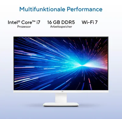 Obrázok produktu pre ASUS V400 AiO V470VAK-WPE497W, 68,6 cm (27"), Full HD, Intel Core 5, 16 GB, 512 GB, Windows 11 Home