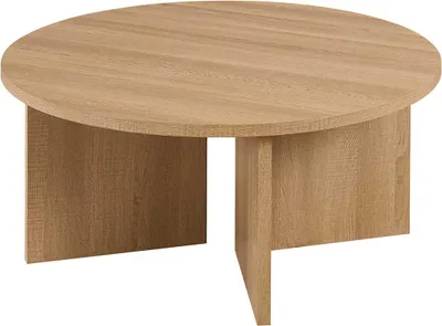 Produktbild von Couchtisch Drasir - Ø90x42cm - Eiche Nachbildung