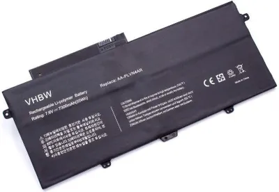 Produktbild von vhbw Akku kompatibel mit Samsung NP940X3G, NP940X3G-K01, NP940X3G-K01AU, NP940X3G-K01CA, Ativ Book 9 Plus Notebook (7300 mAh, 7,6 V, Li-Polymer)