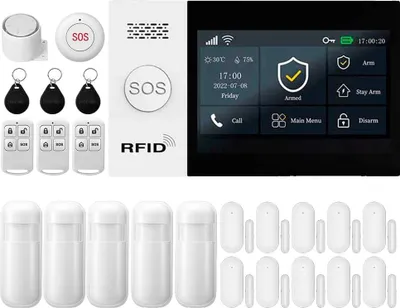Produktbild von Sicherheitsalarmsystem, App-Steuerung, GSM-Kommunikation, F, EU-Stecker-b