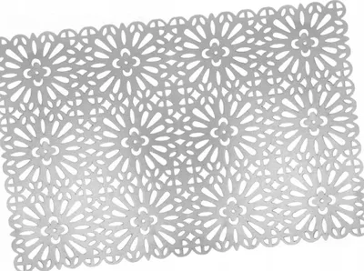 Zdjęcie produktu dla Mata stołowa srebrna glamour 30 x 45 cm