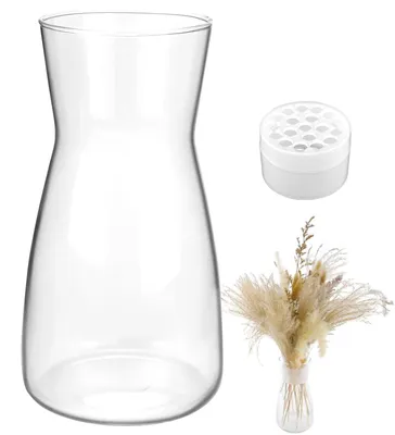 Produktbild von Transparente Glasvase für Tischdekoration und Blumenarrangements