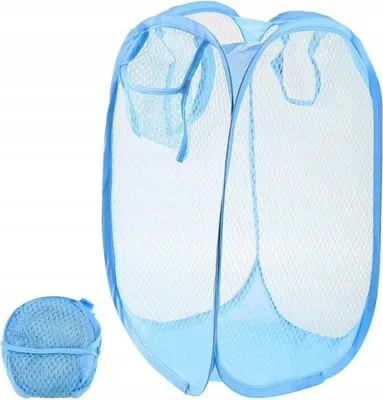 Obrázek produktu pro Verk 01607 Skládací koš na prádlo modrý