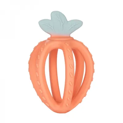 Zdjęcie produktu dla Canpol CANPOL BABIES 3D silikoninis jautros kramtukas, 3 mėn.+, STRAWBERRY, 80/400_ora