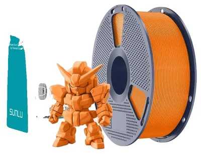 Obrázek produktu pro Filament pro 3D tiskárny, vysoká pevnost, šetrný k životnímu prostředí, PLAplus 2.0 oranžový