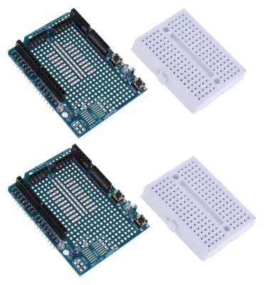 2x UNO R3 Proto Shield mit SYB-170 Mini Breadboard