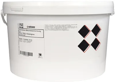 Produktbild von Wilckens Betonbeschichtung LF seidenmatt, 10 l, RAL 7032 Kieselgrau