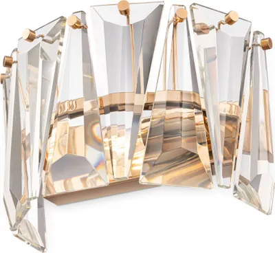 Produktbild von Maytoni Moderne Wandleuchte Puntes 1xE14 excl. in Gold aus Metall Kristall 60 W für Küche, Schlafzimmer, Wohnzimmer, Esszimmer, Lobby