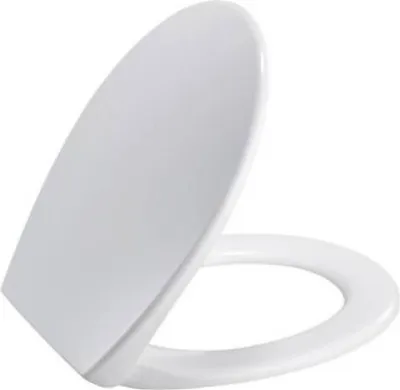 Produktbild von Pressalit 722000-D74999, Runde, Weicher Toilettensitz, Weiß, Duroplast, 374 mm, 401 mm