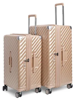 Productafbeelding van CarryOn Trunk Kofferset 2-delig - M + L Koffer met Expander - TSA slot - Champagne