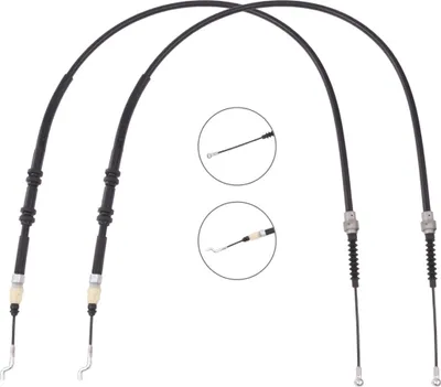 Produktbild von RIDEX Handbremsseil Seilzug Feststellbremse für VW Transporter V Bus (7HB, 7HJ, 7EB, 7EJ, 7EF, 7EG, 7HF, 7EC) Hinten 124C1176