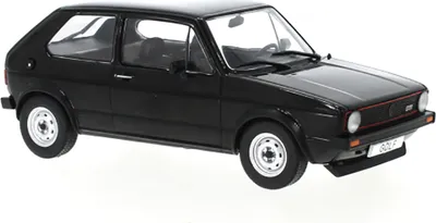 Produktbild von Whitebox 124068 VW Golf 1 GTI 1976 schwarz 1:24