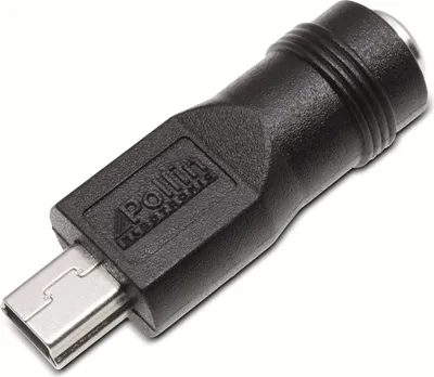 Produktbild von Hohlsteckeradapter, 5,5/2,1 Hohlkupplung auf Mini-USB Stecker