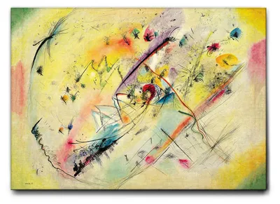 Image de Giallobus - Images lumineuses - Vassily Kandinsky - 70L x 50l cm - Tableau - Toile à cadre standard