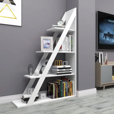 Immagine prodotto di Camaiore - Libreria, 100x30x150h cm Bianco, 3 Ripiani