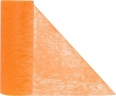 25m Tischband Tischläufer Tischdeko Vlies Vliesband Tischdecke Läufer Tischvlies 23cm Hellorange