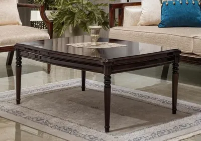 Immagine prodotto di Casa Padrino tavolino barocco marrone scuro 117 cm